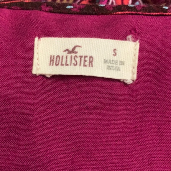 Hollister plum paisley print razorback mini dress - Picture 11 of 14